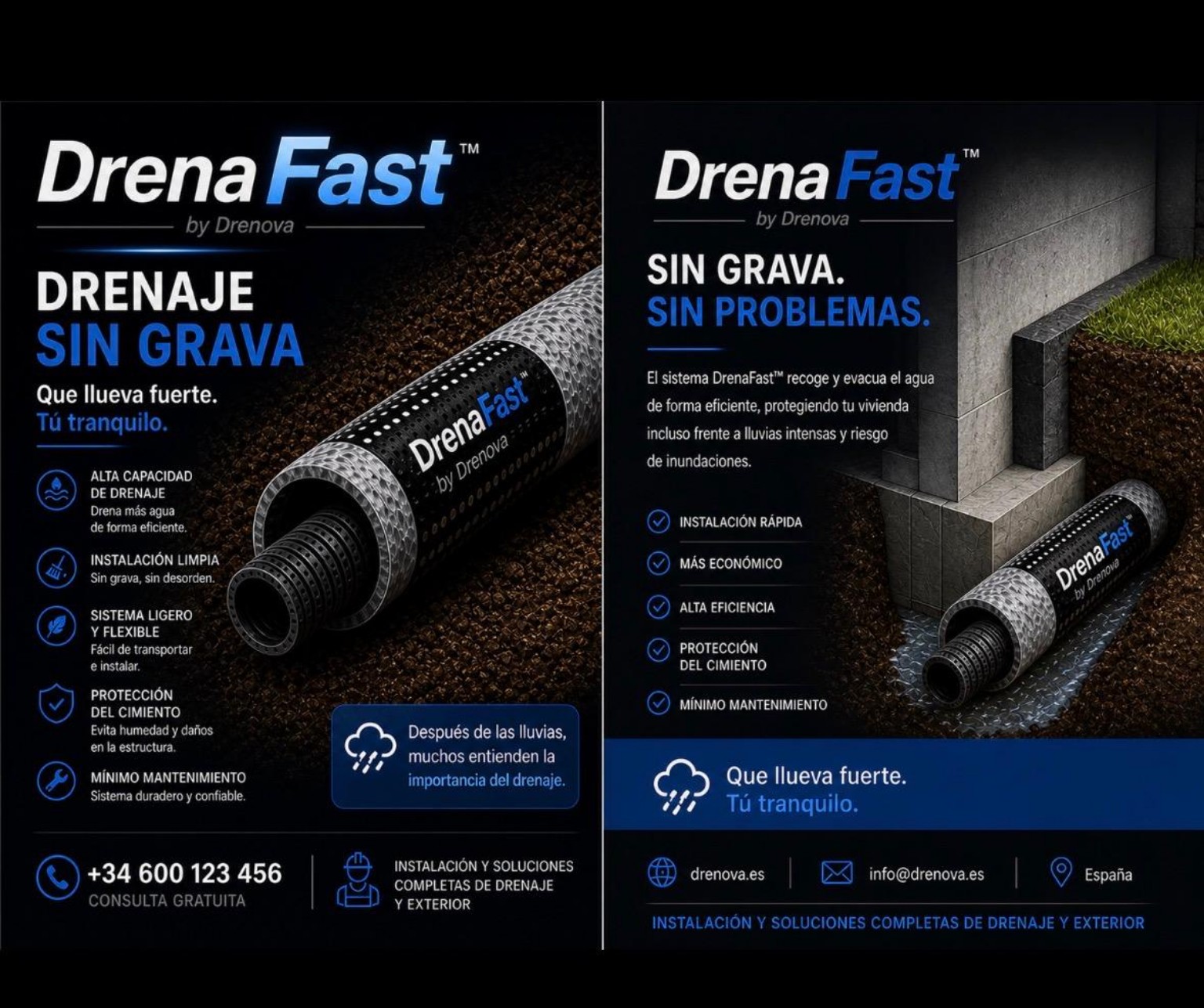 DrenaFast flyer